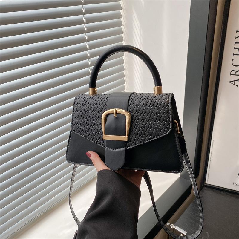 

Сумка-мессенджер на одно плечо, высококачественная, новая, весна-лето, легкая роскошь, простая, модная, с индивидуальностью, повседневная, темпераментная, женская чёрный