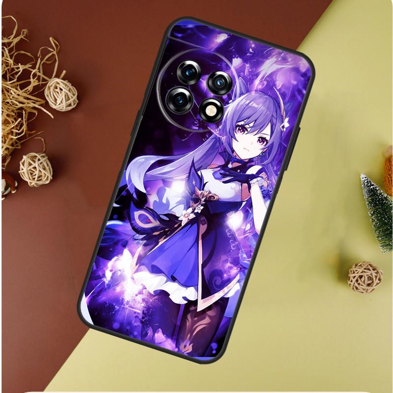 Genshin Impact Keqing For OnePlus Nord CE 4 3 2 Lite N20 N30 9 10 Pro 8T 9RT 10T 10R 13R 12R 11 12 13 Phone Case