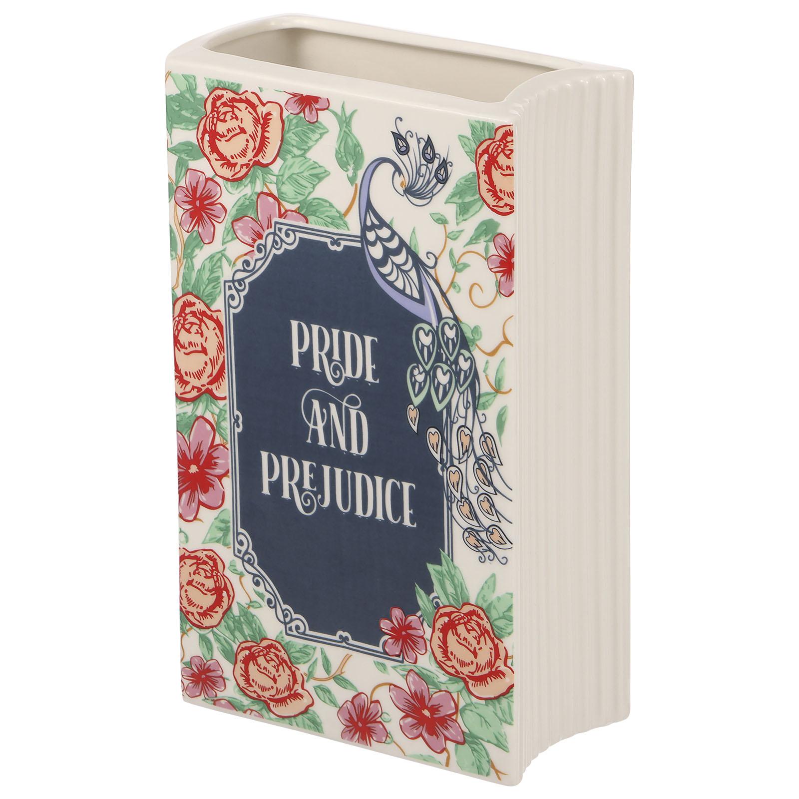 

Book-shaped Flower Vase Decorative Retro Prints Ceramic Vases Desktop Ornament Home Living Room Bookshelf Office Decoration