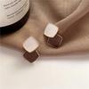 Red Heart Drop Earrings for Woman Korean Trendy Unusual Statement Earrings Party Girls Wedding Jewelry Accessories
