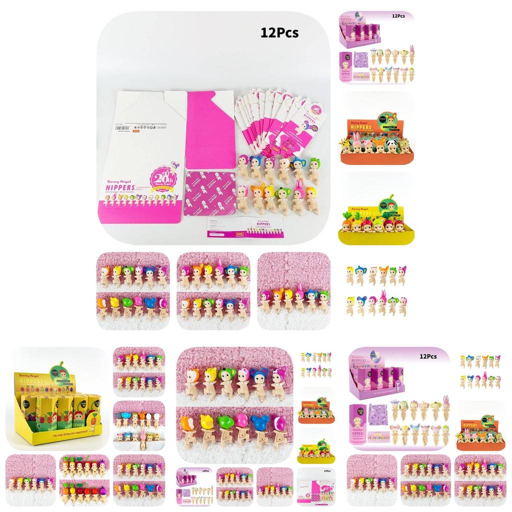 Adorable Sonnyangel Blind Box Collectible Figure Cute Pvc Car Decoration Hippers Lookingback