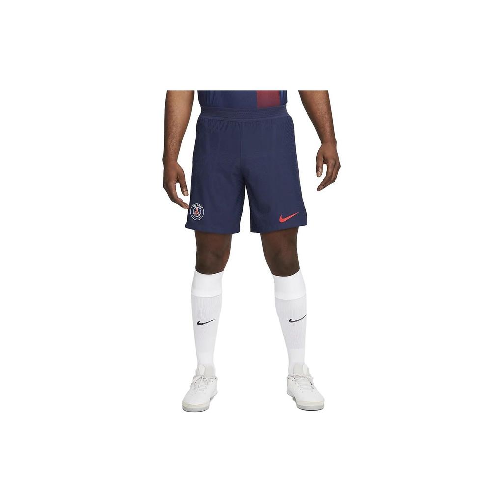 Nike Dri-FIT ADV Logo Solid Color Elastic Waist Straight Leg Shorts 22-23 Season Paris Saint-Germain Football Shorts Men Shorts Dark-Blue DX2630-410