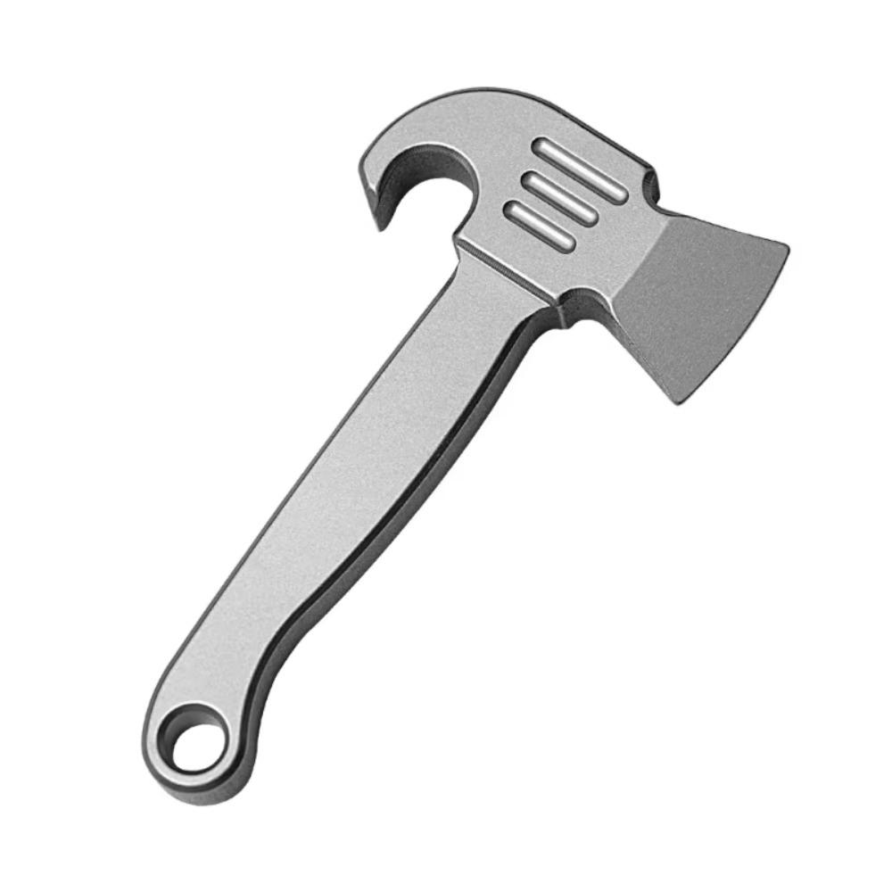 

Backpack Pendant Pry Bar Keychain Anti-lost Multifunctional Tool Mini Bottles Opener Camping серый