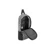 Vans Warp Checkerboard Sports Trend Canvas Backpack Unisex Backpack Black White VN0A3I6BHU01