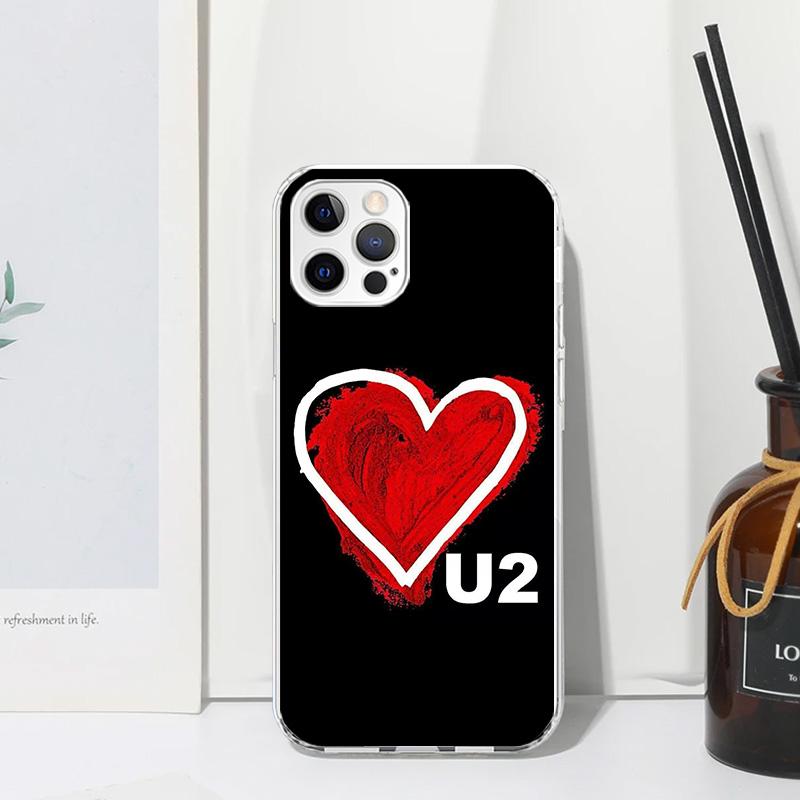 

Band U-U2 Rock Phone Case For Iphone 17 Air 16 15 Plus 16E 14 Pro Max 13 Mini 12 11 7 8 SE Fundas Soft Back Cover 17 Air 16 15 P iPhone 15 Pro Max