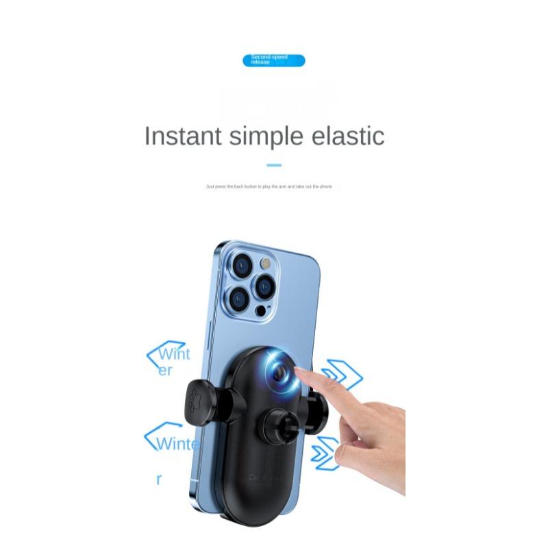 Car Phone Holder New Car Navigation Support Little Bear Cartoon Car Vent Mobile Phone Holder