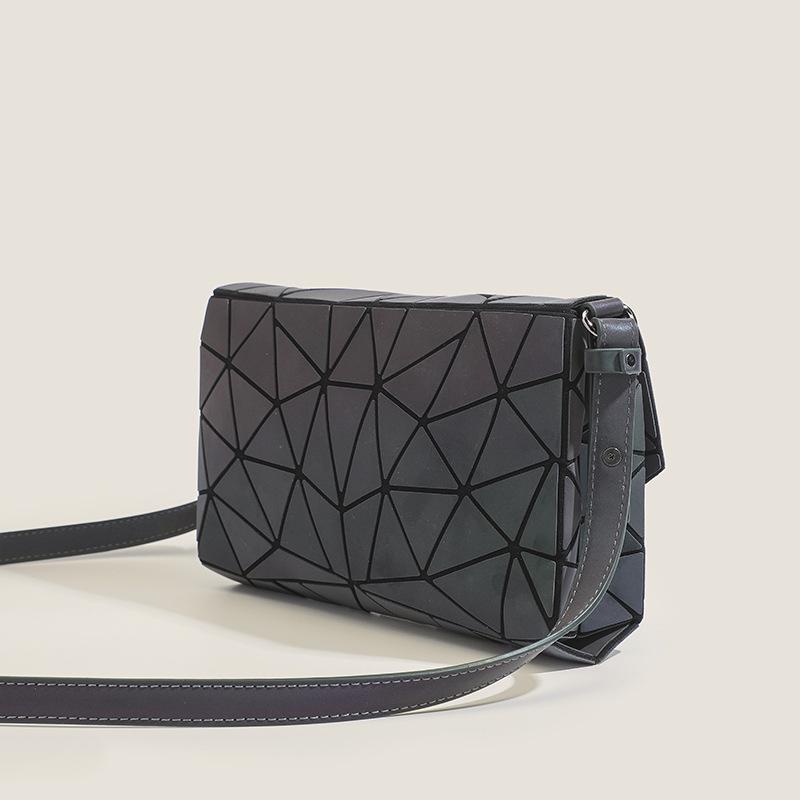 Leuchtende Geometrische Dreieck Schultertasche - 2025 Mode Vielseitiges Kleines Quadratisches Design