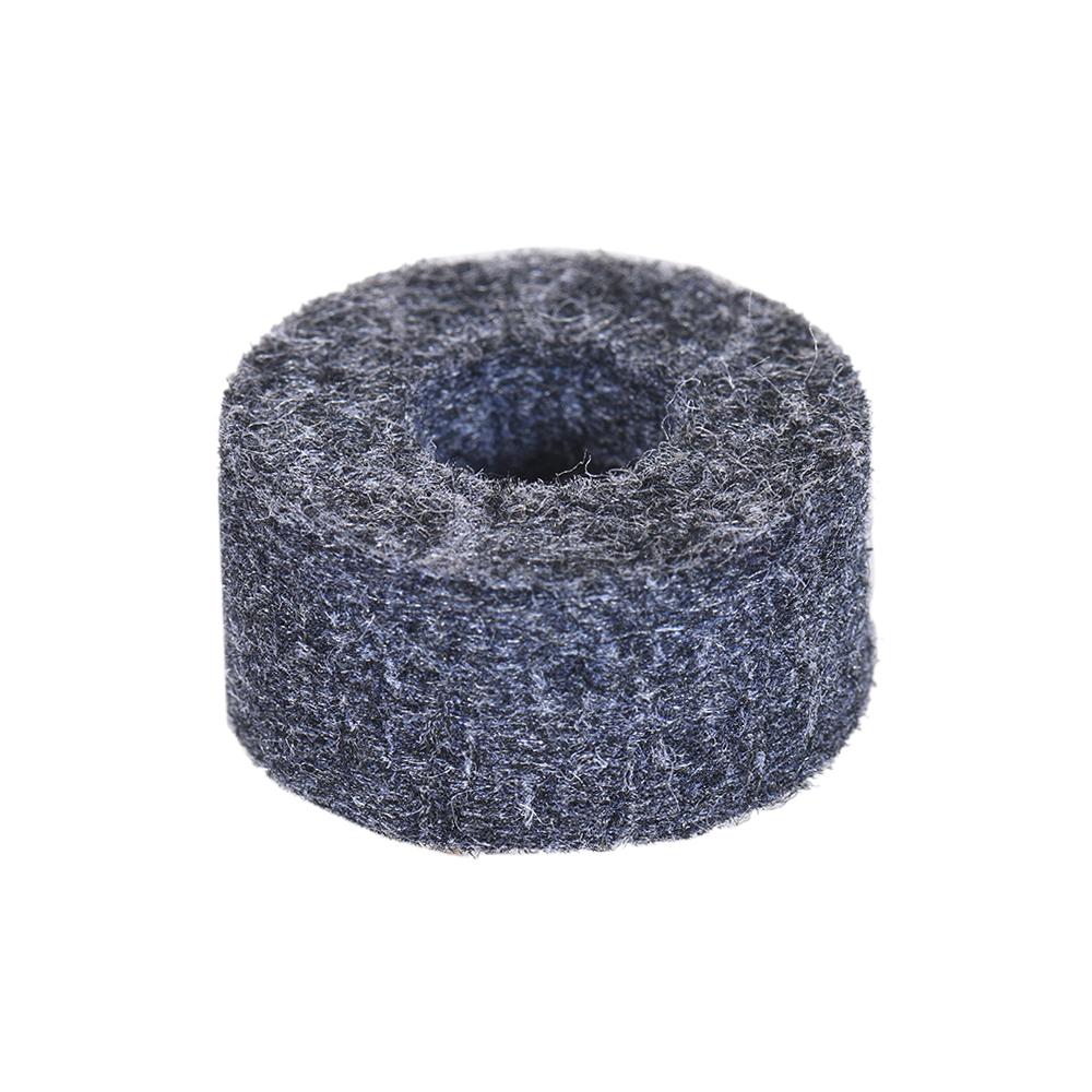12pcs Cymbal Felts Hi Hat Clutch Felt Drum Set Cymbal Stand Felt Washer Small Size Gray