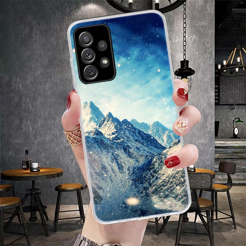 Mountain Peak Forest Soft Phone Case For Samsung Galaxy S22 S23 S24 S25 Edge S26 Ultra S20 FE S21 Plus + Fundas Coque Galaxy S20