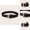 Art Nouveau Belt With Oversized Buckle And Textured Pattern For Fashion Enthusiasts