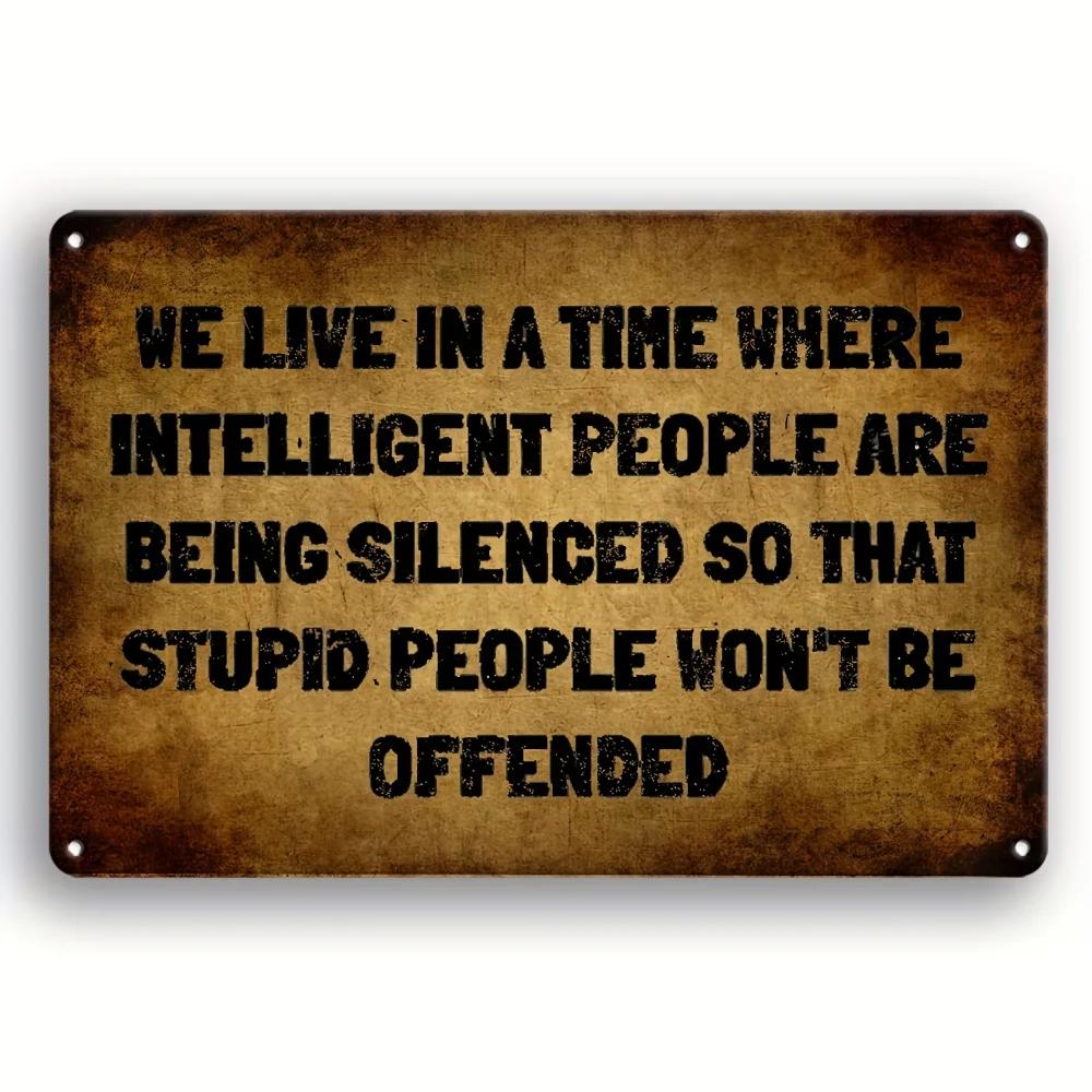 

1pc Vintage Metal Aluminum Sign Funny Quote Tin Sign Wall Art Decor, Vintage Garage Wall Decor Restaurant Decor Coffee Bar Club чёрный