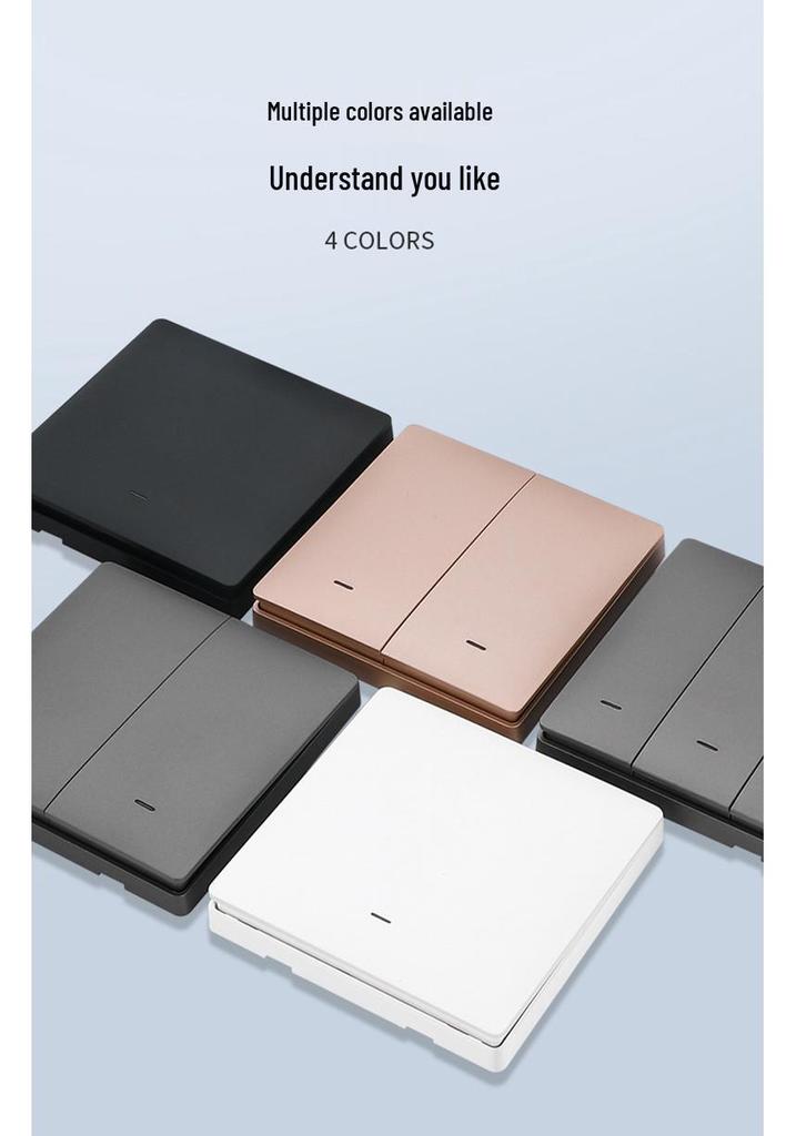Zhengshang B1 WiFi Smart Switch: Alexa & Google Voice Compatible, EU Standard Panel