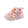 Baby Light-Up Sneakers Toddlers Soft Sole Breathable Mesh Walking Shoes With Cartoon Design