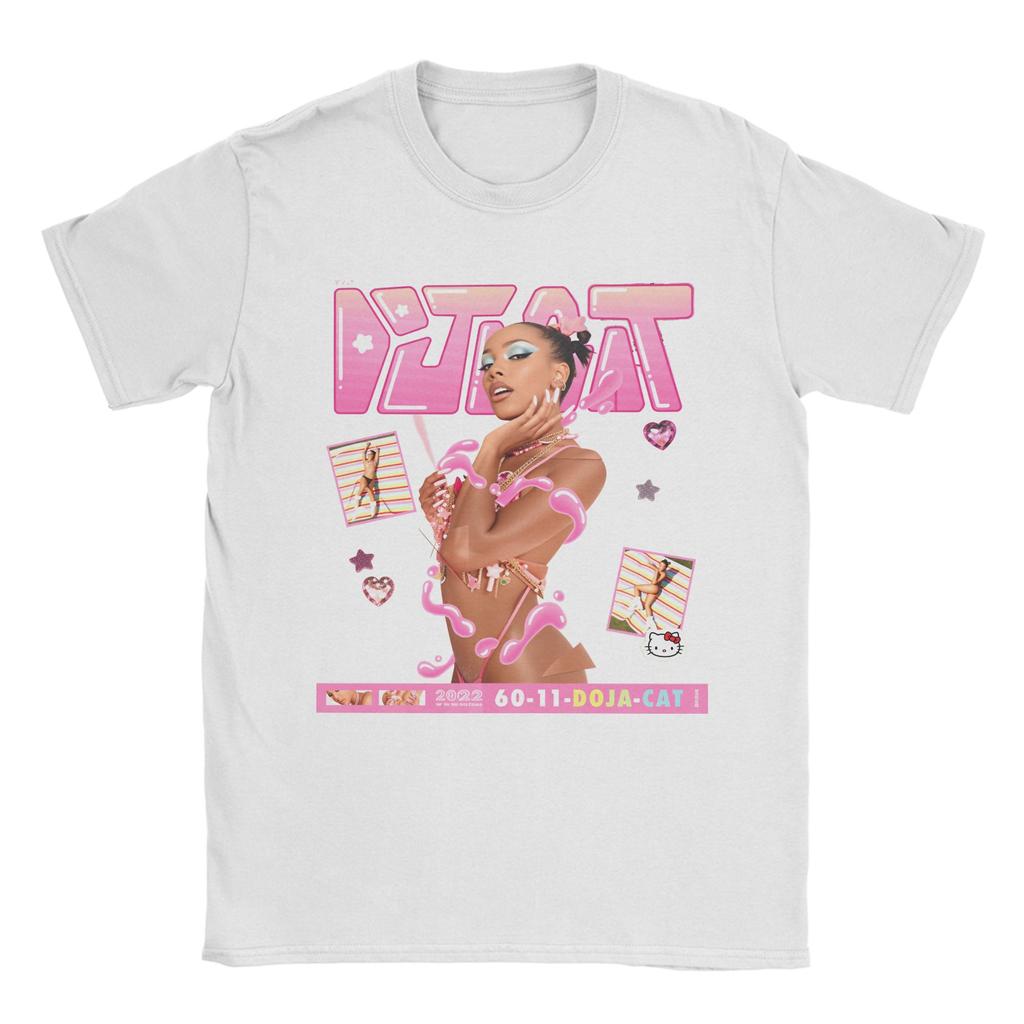 Streetwear TShirt Summer Doja Cat Tour Ma Vie Leisure TShirts Pure Cotton Tee Shirt for Unisexs Y2K Print Short Sleeve Clothing