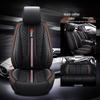Cuscino Universale in Pelle per Sedile Auto per Quattro Stagioni, Adatto per Piccole Auto, SUV, Veicoli Fuoristrada e Coupé, Compatibile con Cinque Posti