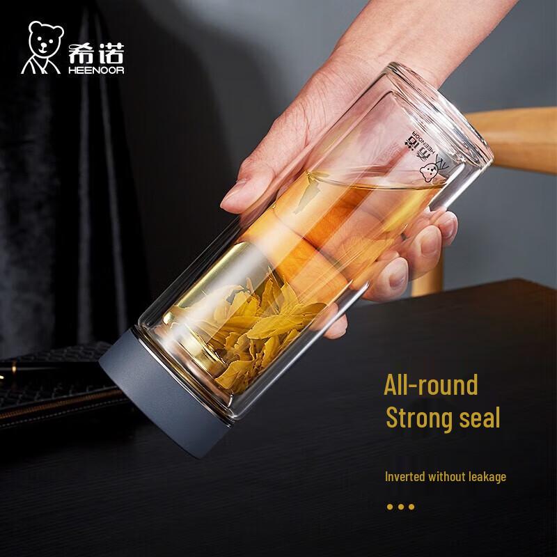 Xinuo Insulated Double-Layer Glass Cup