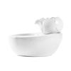 Ceramic Pet Water Fountain Portable Replacement Automatic Flower Shape Solid Color Pets Waterer Dispenser EU Plug