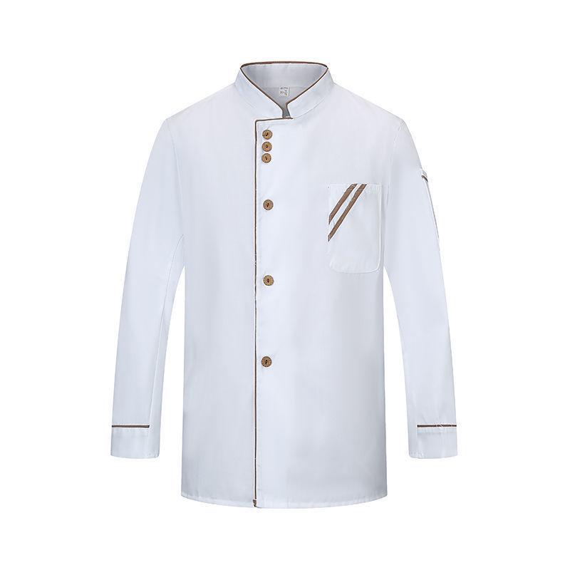 Men's Long Sleeve Chef Uniform for Restaurant, Catering, and Hotel Settings