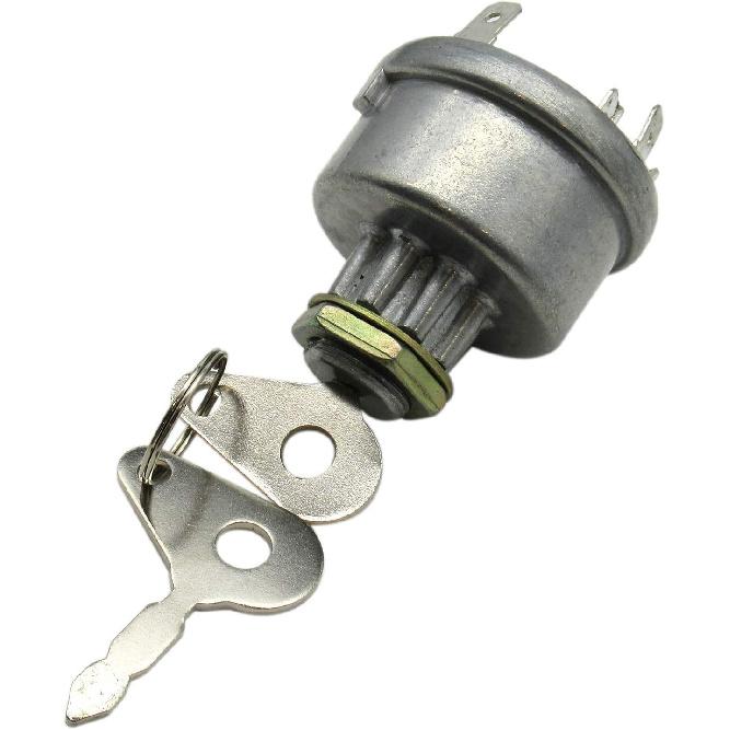 Ignition Key Switch for Ford Tractor 5000 5030 515 530A 531 532 535 540 540A 540B 545 545A 545C 545D 550 5500 555 5550 555A 555B 555C 555D 5600 5610