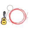 4Pcs Guitar Strings Carbon 4‑String Universal Set Ukulele Musical Instrument AccessoriesRed