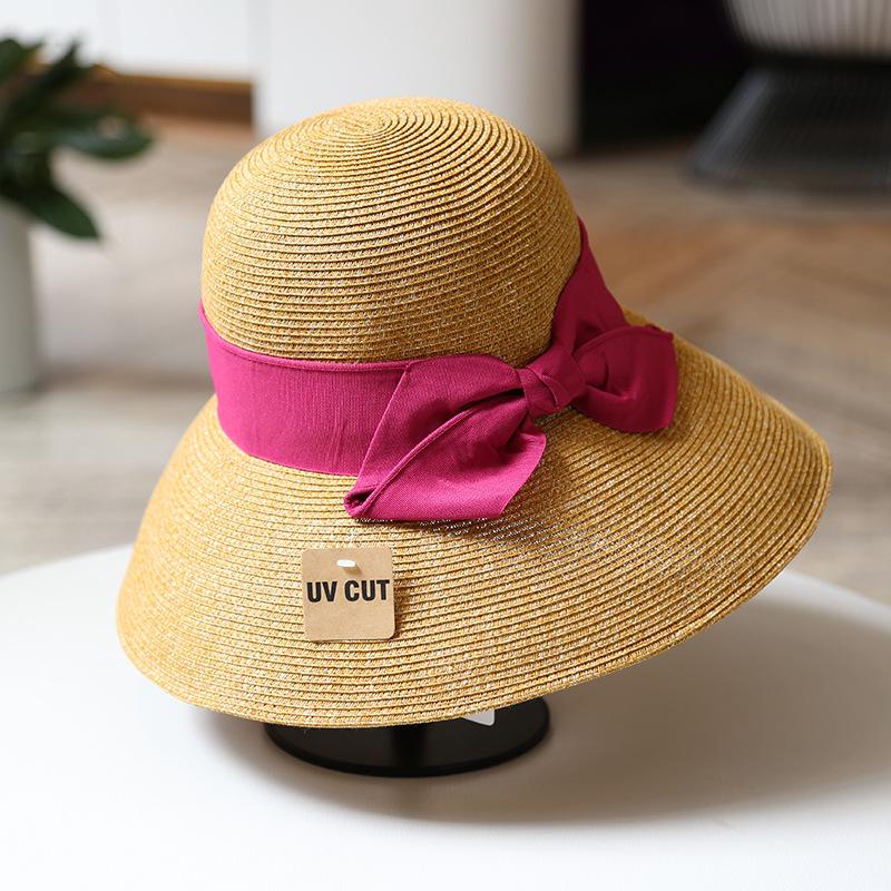 2023 New Raffia Bucket For Women Foldable Sun UV Hats Designer Luxury Crochet Beach Hat Handmade Fashion Straw Hat