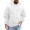 Men's Casual Solid-color Long-sleeved Hooded Pullover Hoodie