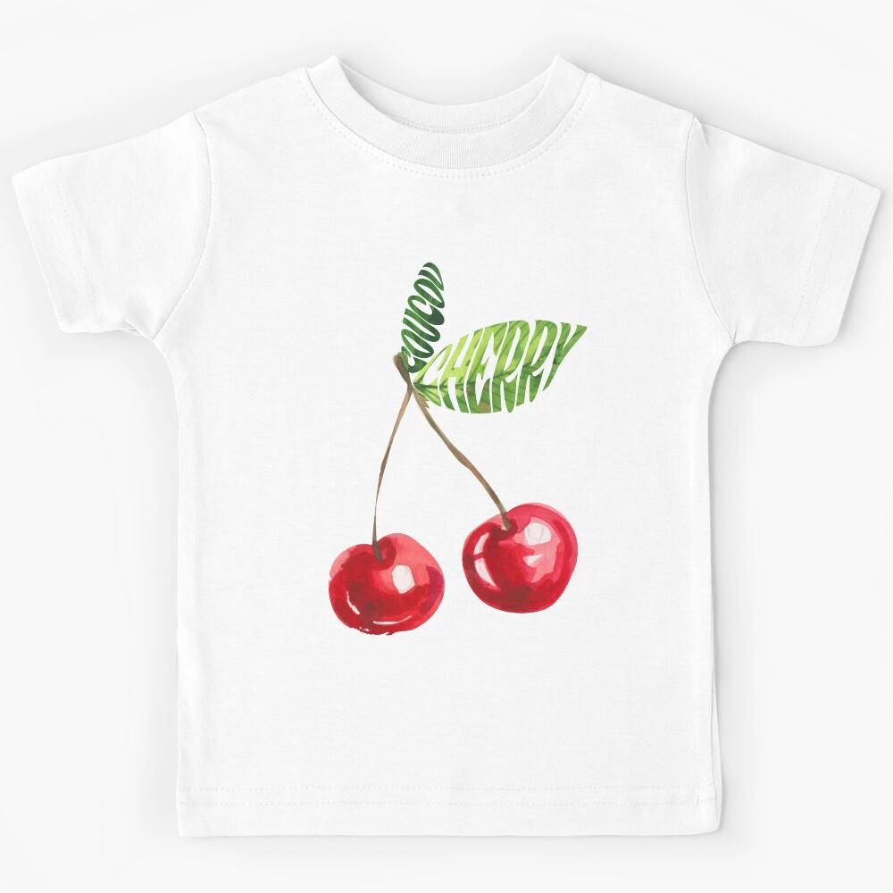 Coucou Cherry Sticker Kids T-Shirt 100