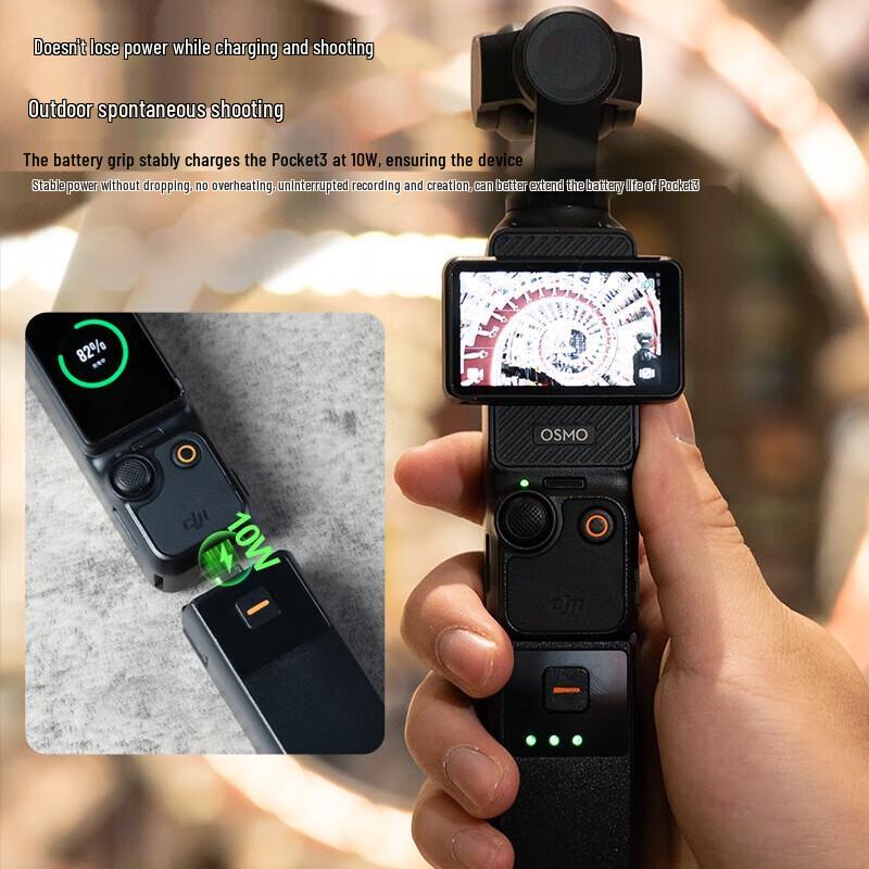 LKTOP Extended Battery Handle for DJI Pocket 3