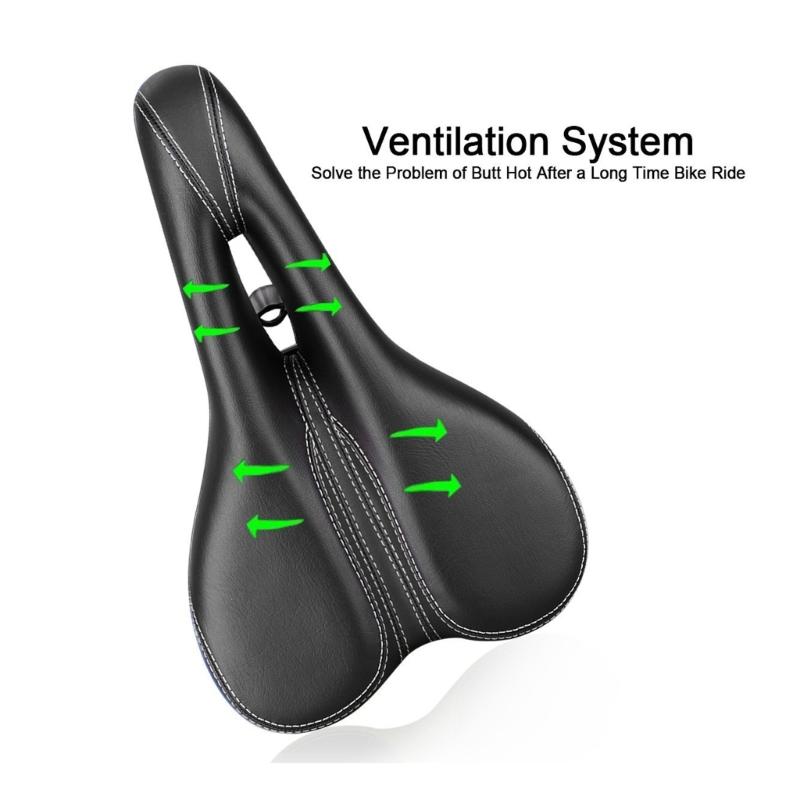 Shock Absorbs Comfortable Ventilate Hole Bicycles Saddles Hollow Bikes Seat Cushion for Mountain Bikes Road Bicycles