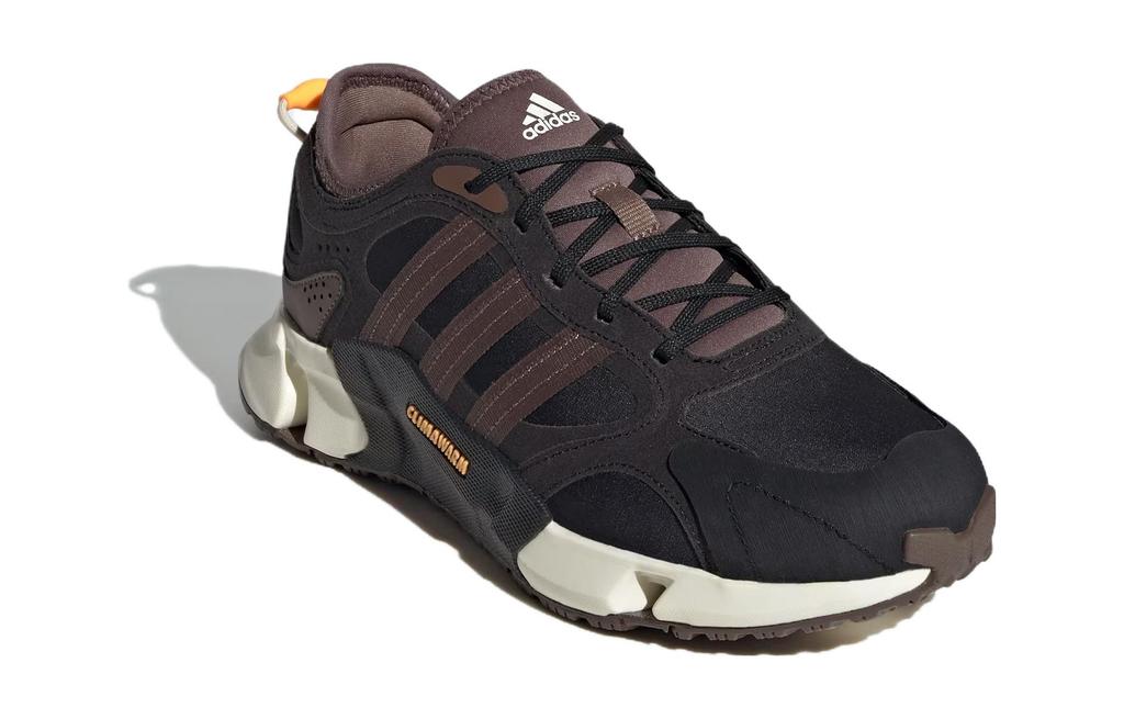 adidas Fabric Comfortable Abrasion Resistant Low Top Kids Lifestyle Shoes Black Unisex ID3544