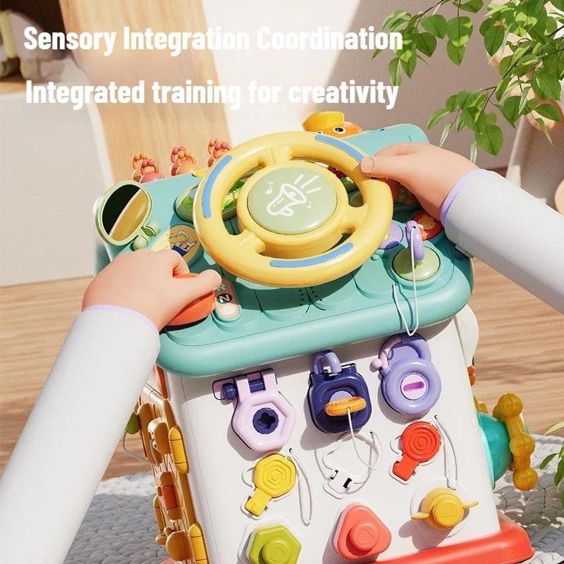 Non-Toxic Puzzles For Baby Busy Home Toy Wheel For Baby 3 Years Old Fine Motion Training Steering Early Education Parent-Child Interaction