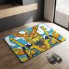 Diatom Mud Floor Mat Bathroom Water Absorption Non-slip Quick-drying Door Mat Toilet Toilet Door Foot Mat