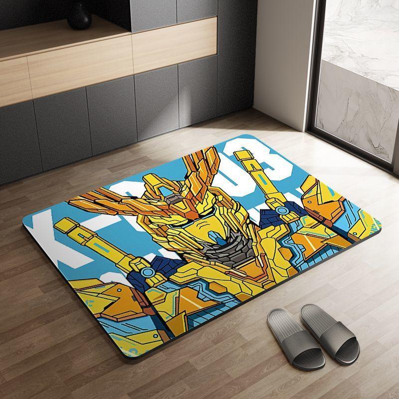 Diatom Mud Floor Mat Bathroom Water Absorption Non-slip Quick-drying Door Mat Toilet Toilet Door Foot Mat
