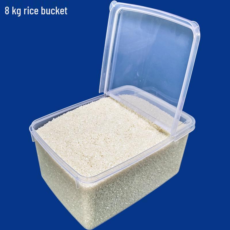 Insect-Proof Flip-Top Rice & Grain Storage Jar - Large Capacity, Food-Grade Container for Flour & Noodles
