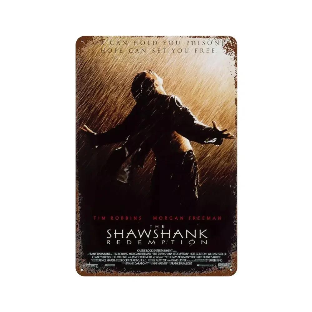 Retro Movie Metal Sign Classic American Films Wall Plate Poster Perfect for Bar Club and Home Decor