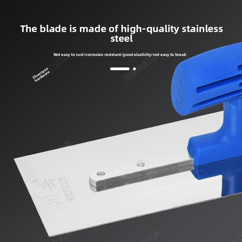 26Cm Stainless Steel Trowel Knife Batch Push Knife Iron Plate Painter Batch Scraping Putty Plaster Knife Scraping China Mainland