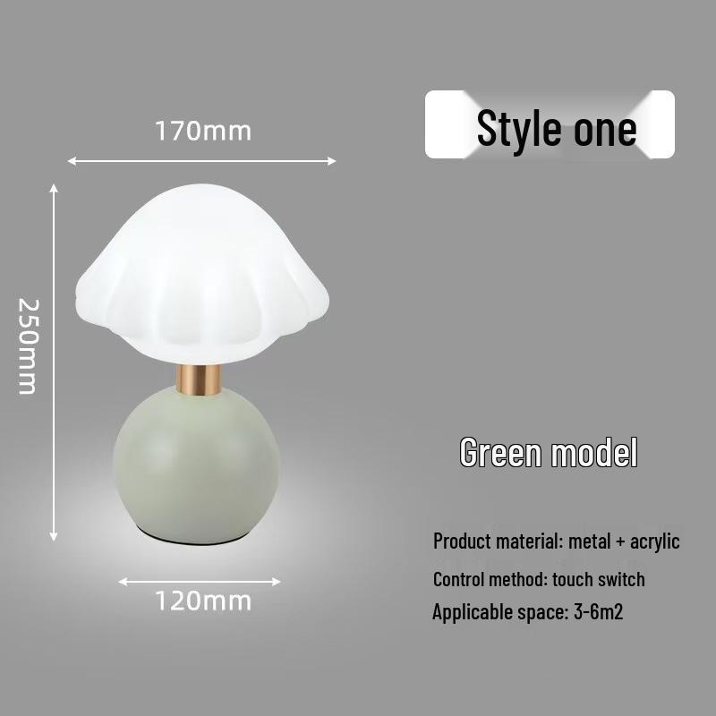 French Cream-Style Table Lamp: Romantic Nordic Night Light for Bedroom & Wedding Decor