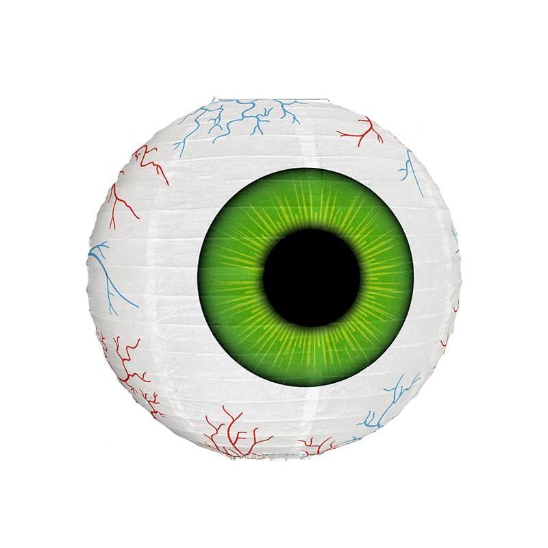 

1 шт. Красный уличный декор Синие и зеленые бумажные фонарики для двора Домашние фонарики-глаза Вечеринки и праздничные мероприятия 10 дюймов зелёный