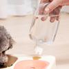 Pet Food And Water Feeder 2 In 1 Pet Feeder Bowl Automatic Water Dispenser with 500ml Bottle Detachable Pet Feeder for Cats Dogs