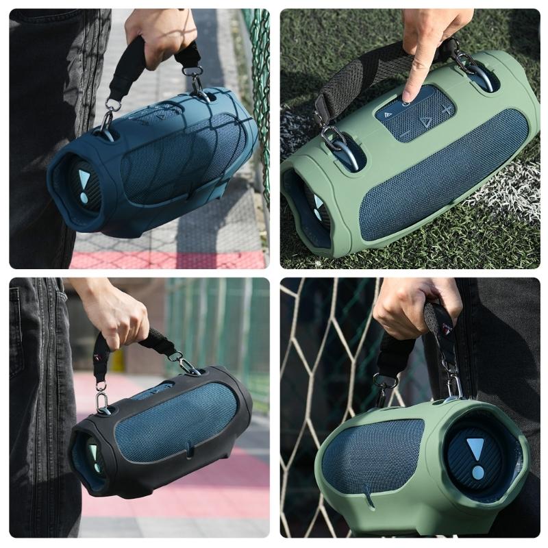 Portable Silicone Cover with Carrying Straps Protective Skin for Xtreme 4 Speakers, Water Resistant