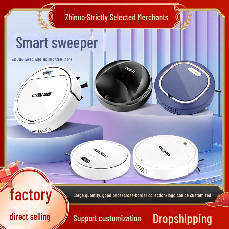 "Automatic Intelligent Sweeping & Mopping Robot - Wireless Mini Vacuum Cleaner for Home"