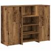 Biurko Recepcyjne Stare Drewno 135X50X103,5 Cm Drewno Klejone