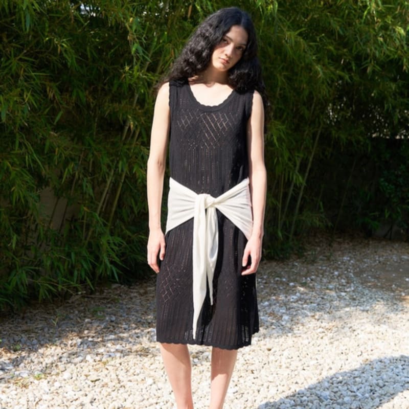 Rhodon Linea Schal - elfenbein