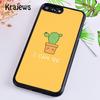 Candy Color Patterned Cactus Dinosaur Printing Soft Phone Case Cover For iPhone 14 5s SE 6s 7 8 plus X XR XS 11 12 13 pro max