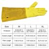 1 Pair Long Thorn Proof Gardening Gloves Breathable Leather Garden Gloves Labor Protection Long Elbow Gloves Best Garden Gift