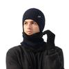 Men's Winter Wool Hat & Scarf Set: Thickened, Ear-Protecting, Cold-Proof, Warm, Knitted, Ideal for Riding
