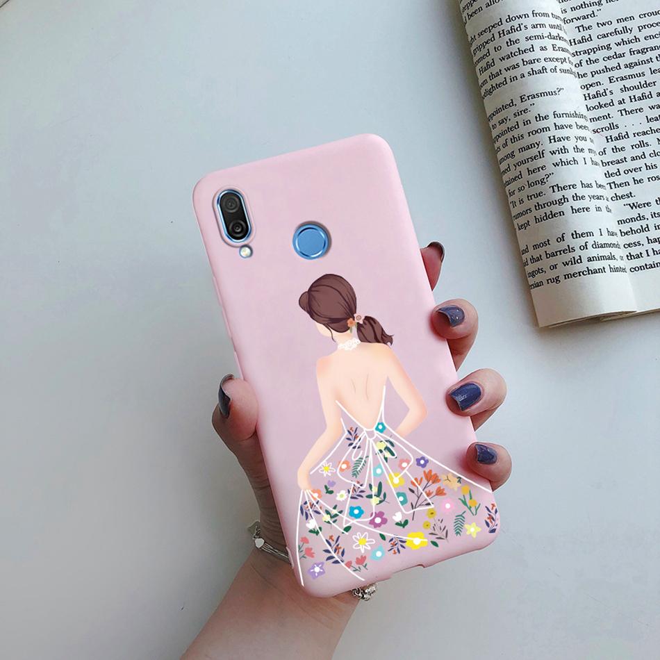 For Honor Play Case COR-L29 COR-L09 Phone Cover Stylish Flower Soft Silicone Matte Case Fundas For Honor Play Shockproof Bumper