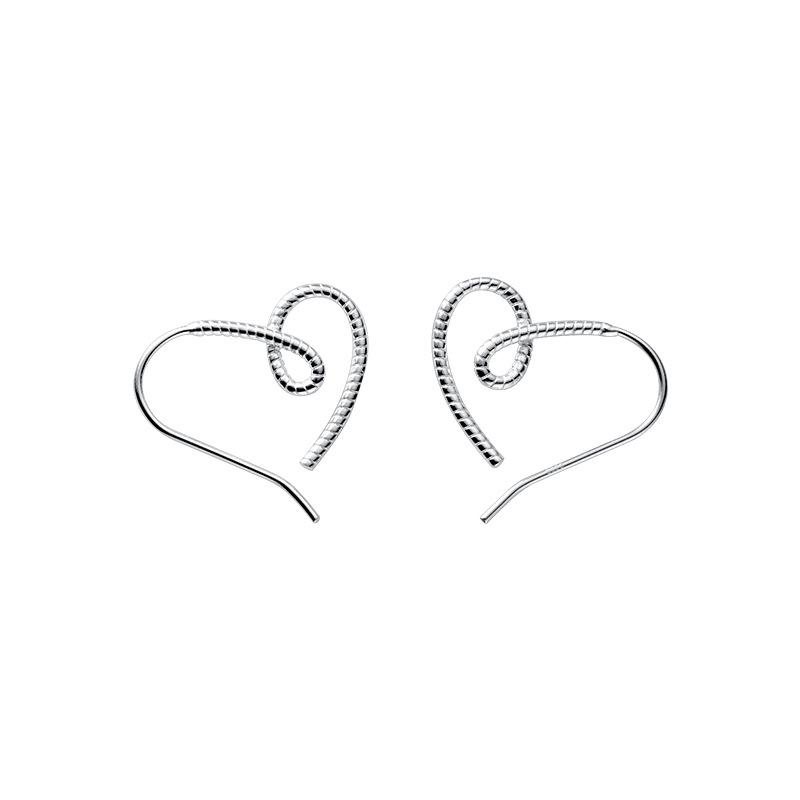 Geometric Simple Line Twist Loop Telephone Rope Love Ear Hook Female, Ear Accessories Earrings
