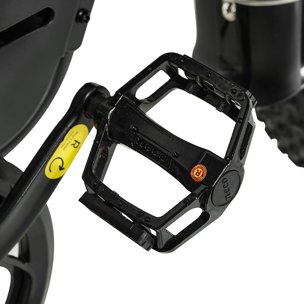 Electric Bike Pixar Super 500W Motor 30AH Max Range 100KM Top Speed 25Km/h Load 120KG 20"x4.0" Black