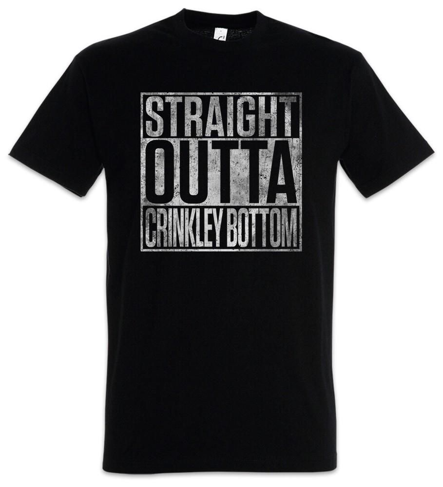 

Straight Outta Crinkley Bottom Men s T-Shirt Noel s Fun House Series Party TV XL